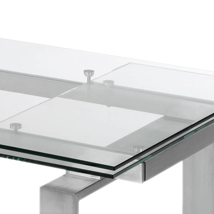 edelstahl AusziehfunktionGlas Jescamit Esstisch Jescamit Esstisch 53Rj4AL