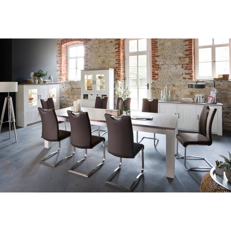 Maquili Buffet MassifBlancTaupe Haut Ii En Pin Partiellement WdCrxoeB
