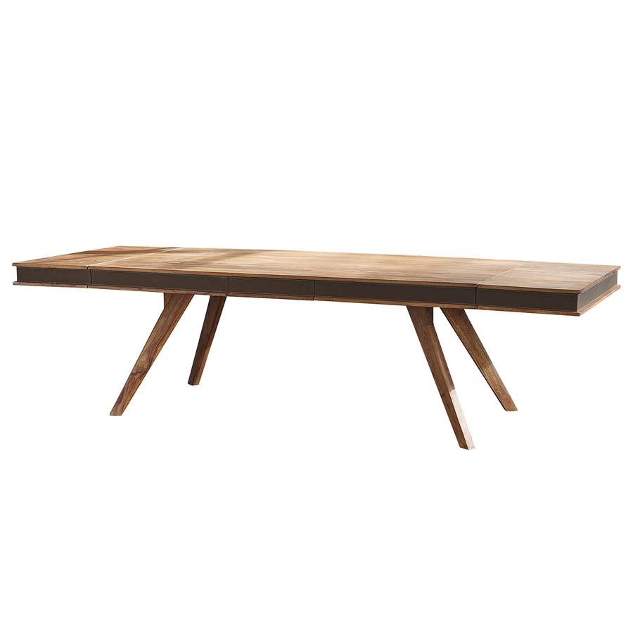 Manger Table RallongesSheesham Iavec CuirSchina MassifImitation Khan À dxChsrtQ