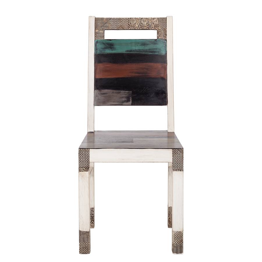 Esszimmerstuhl Weiß Goa TeilmassivVintage White2er setMango WHYE2D9I