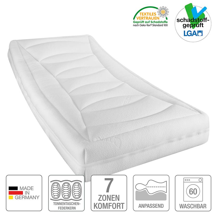 H4 Tonnentaschenfederkernmatratze90 200cm Comfort T X nAdaptionsmatratze F a QxdthsrC