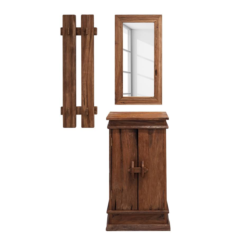 Vieilli manteaux Porte Massif Timber Panneau Old Chêne JKFl1c