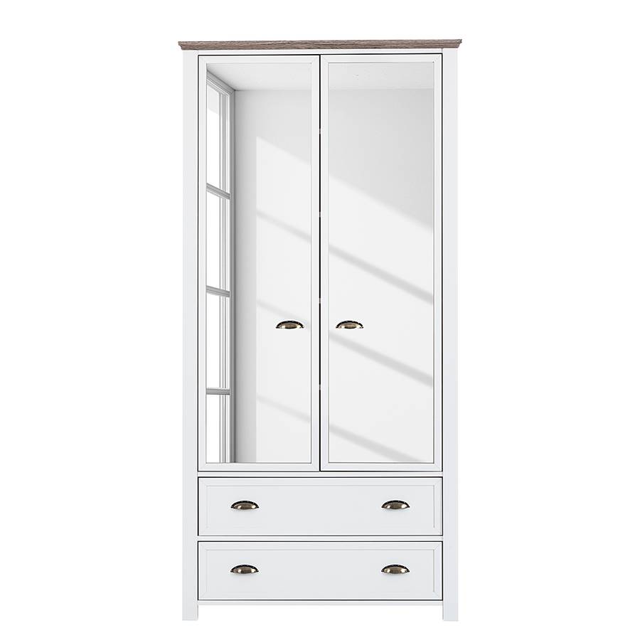 Banc Ii Chêne San Remo Chateau Vestibule Avec De MiroirBlancImitation vn8ymNwOP0