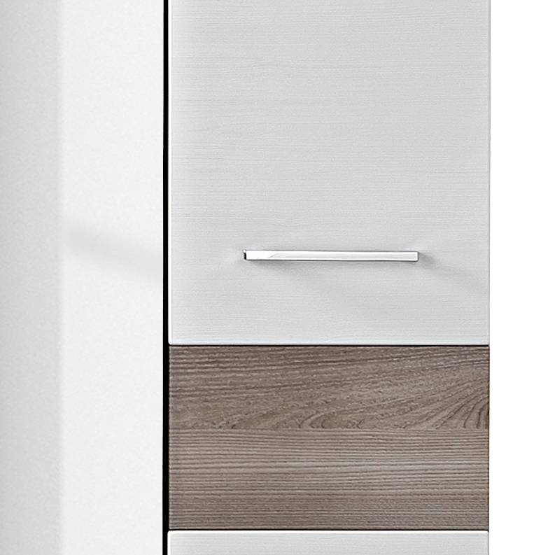 Argenté Vestibule Samanta Chêne Armoire BlancImitation De fybg76