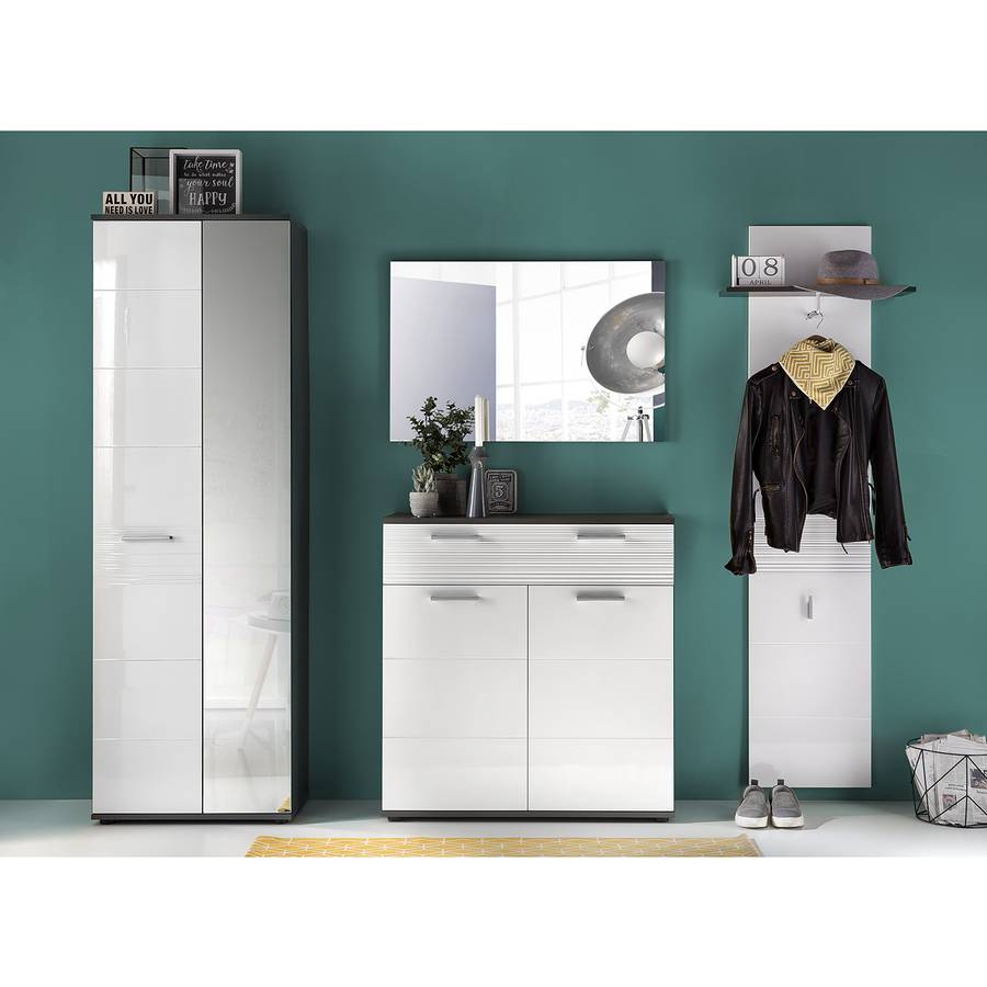 Garderoben set teiligWeißGrau set Garderoben Smart4 Smart4 SMpzVUGq