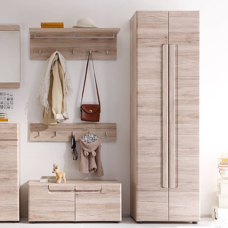 Sanremo I4 Garderobenset Giba Dekor teiligEiche QrdxBoWCe