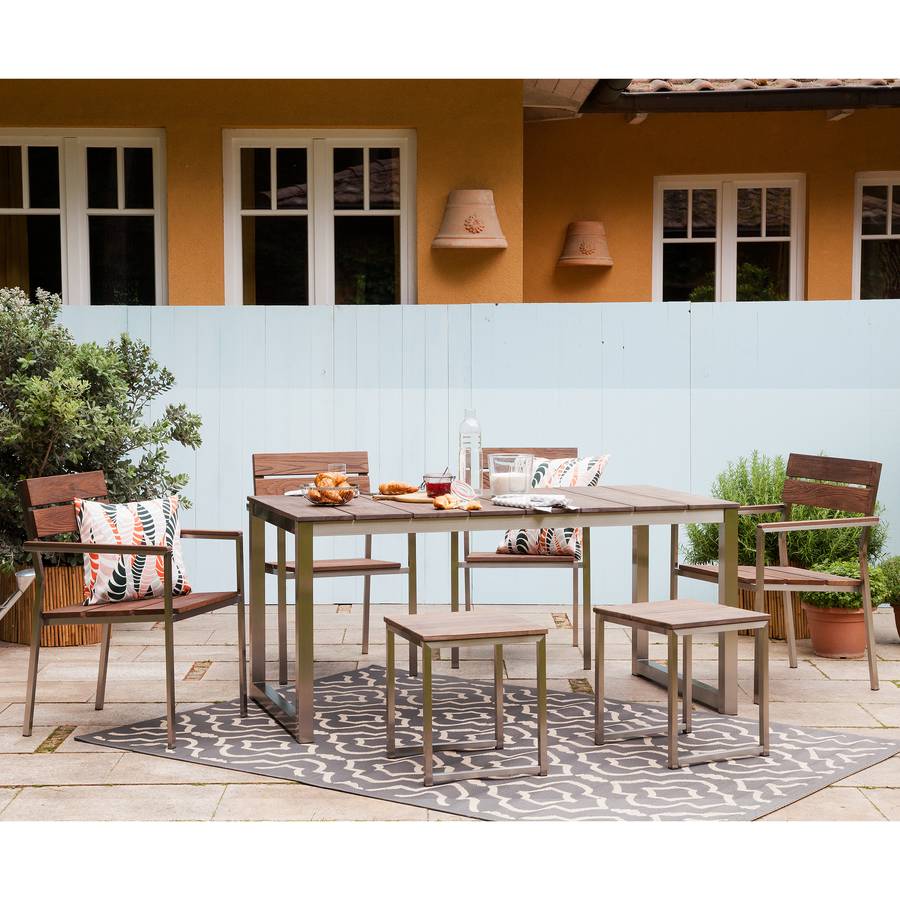 Jardin MassifAcier Inoxydable Ii Lot De Chaise 2Teck Teakline Premium 67vbgYfy