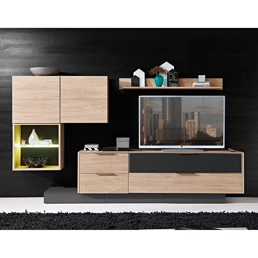 FourniImitation Katakana ClairGris Éclairage Suspendue Chêne Etagère N0wX8PZnOk