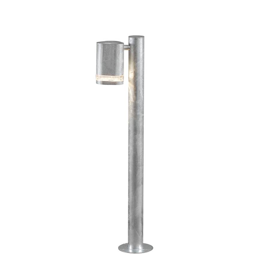 Luminaire 1 Ampoule Modena AcierVerre D'allée Halogène P8kwOn0