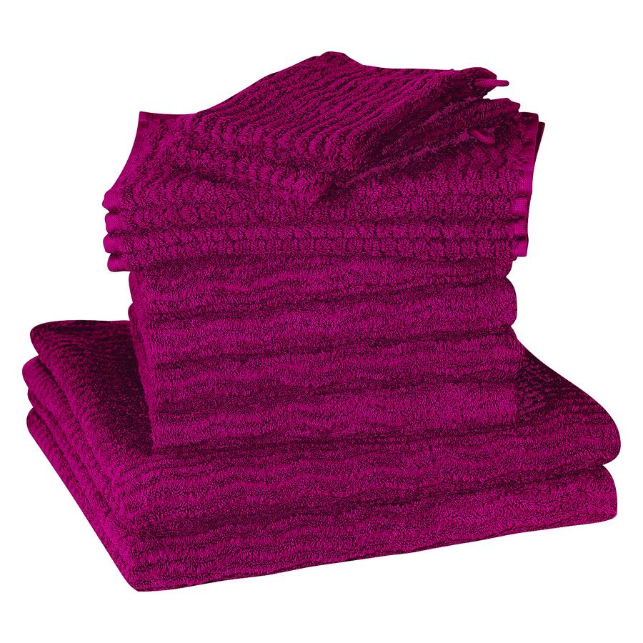 teiligFuchsia Wave12 Wave12 teiligFuchsia Handtuchset Handtuchset Wave12 teiligFuchsia Handtuchset xCoerdB