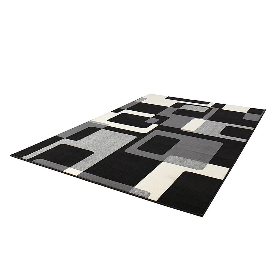 230 X Tapis GrisNoir160 Cm Retro fgy7b6