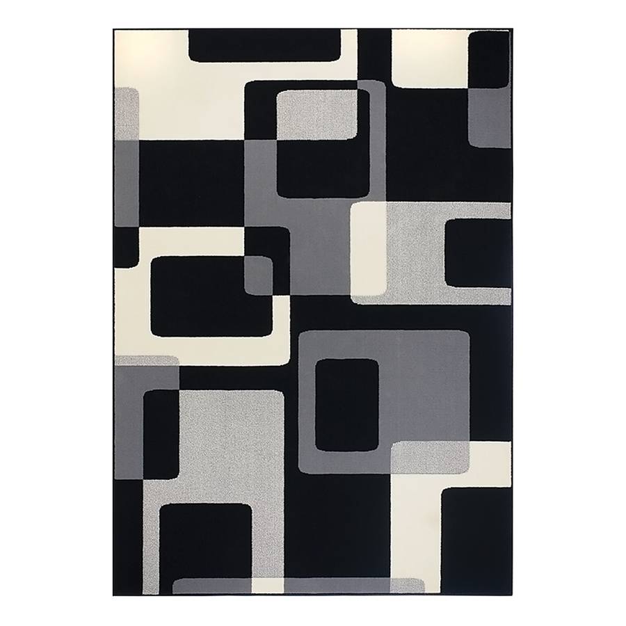 230 X Tapis GrisNoir160 Cm Retro fgy7b6