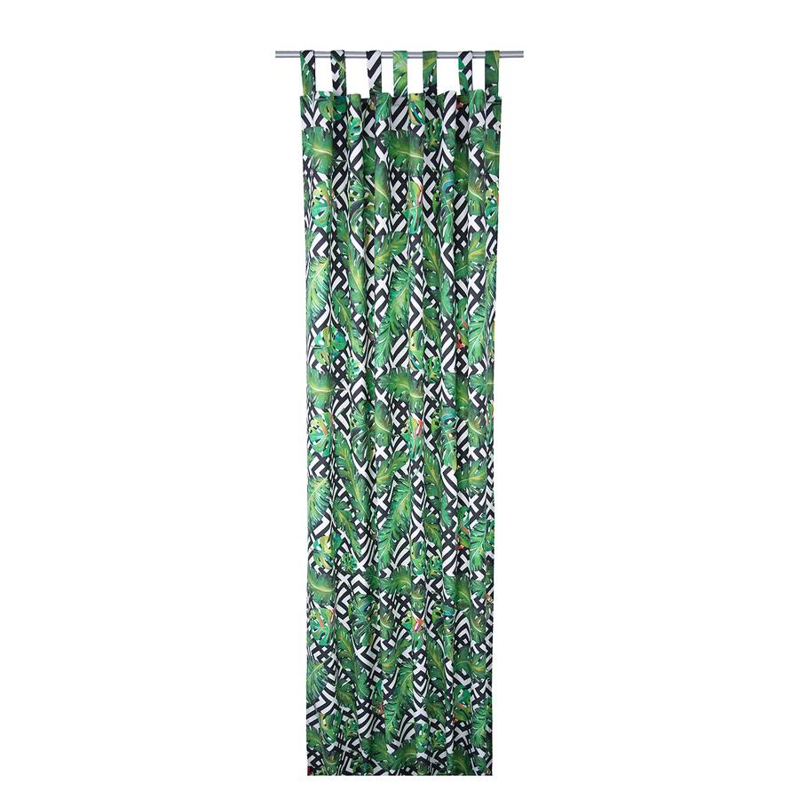 Schlaufenschal Jungle T BaumwollstoffGrünSchwarz black nP0XNwOk8