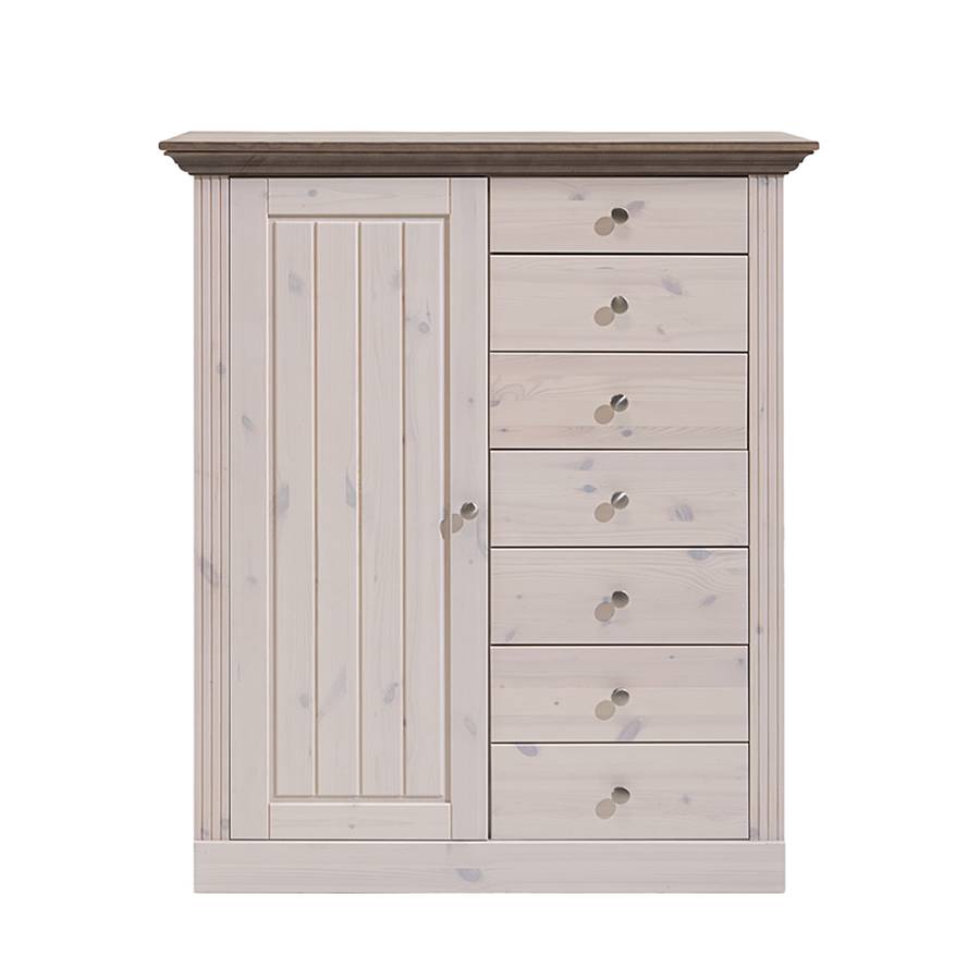 WeißSteingrau Highboard WeißSteingrau Lyngby Highboard I Lyngby I I WeißSteingrau Highboard Lyngby TFK13Jcl