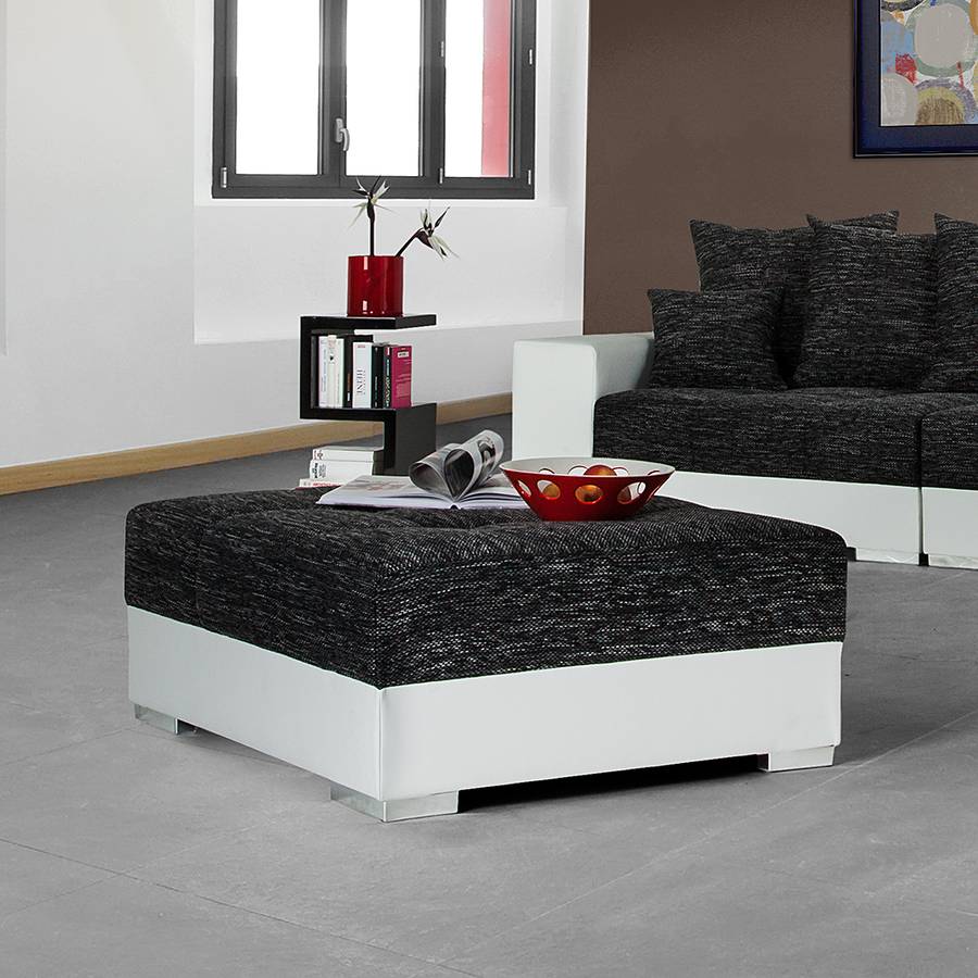 pieds Synthétique Cinder Repose Cuir BlancTissuNoir dxoeBrC