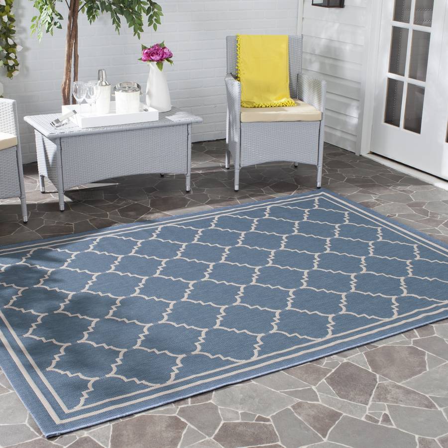 Cm Chloe Inoutdoorteppich beige161 X 232 Blau fgyv76Yb