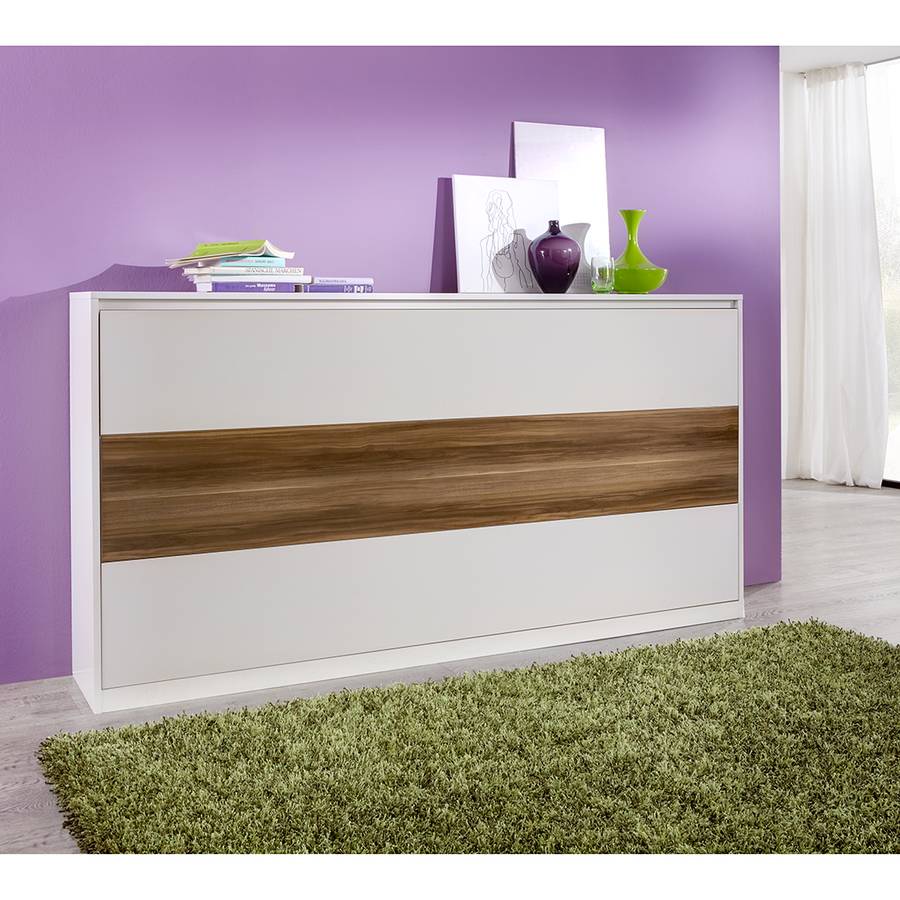 X Lit 200cm Sans Escamotable Smart Noyer90 BlancImitation Kiydoo Matelas vnwy08mNO