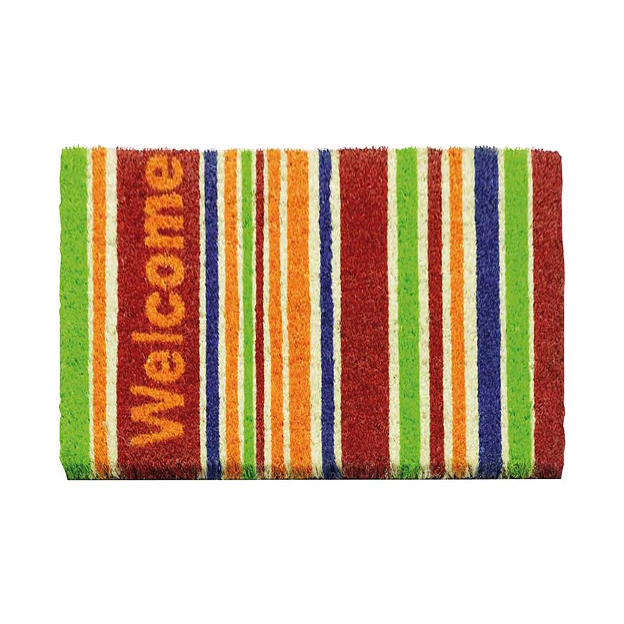 Stripes Stripes Welcome Kokosmatte Ruco Ruco Welcome Mehrfarbig Kokosmatte Mehrfarbig wkiOuTlPXZ
