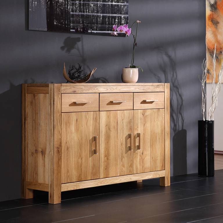 Artesia I Chêne Massif Commode Sauvage E9YH2IWD