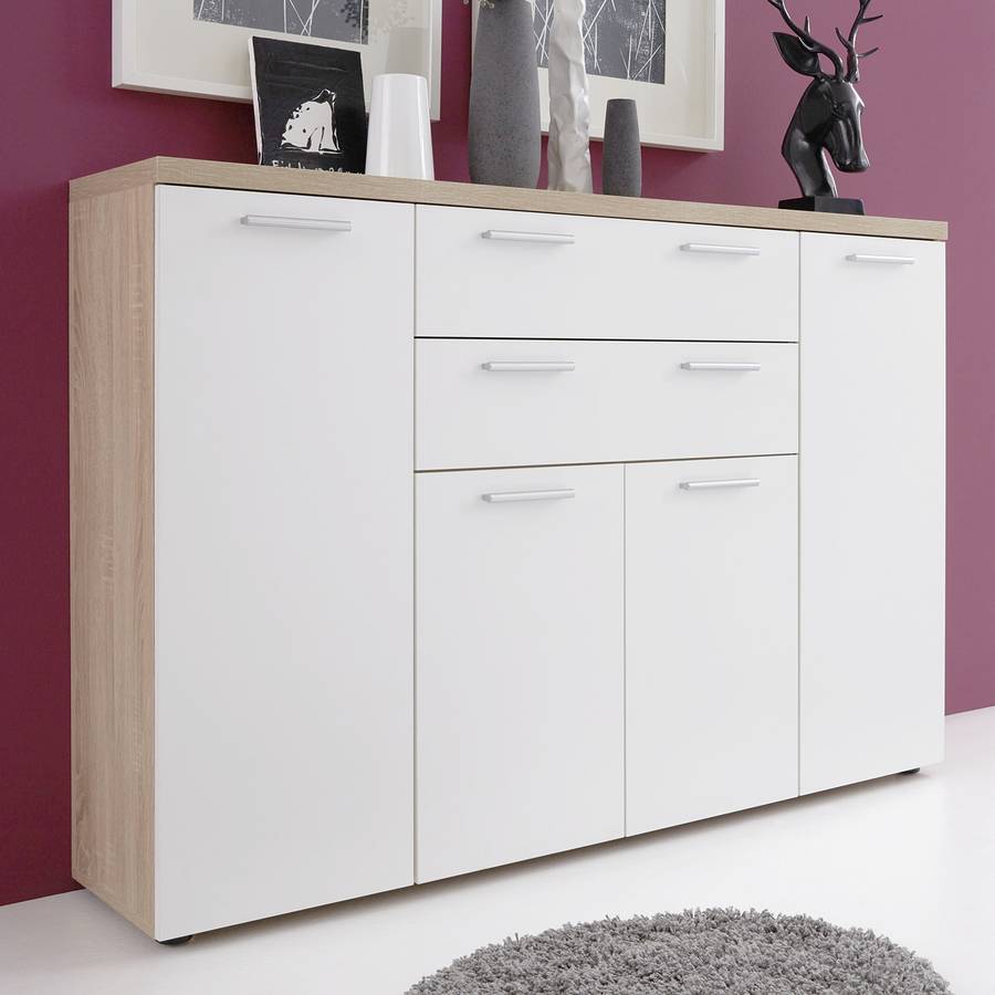 Ii WeißEiche Sideboard Hell Dekor Sägerau Bravo SqGMpUzV