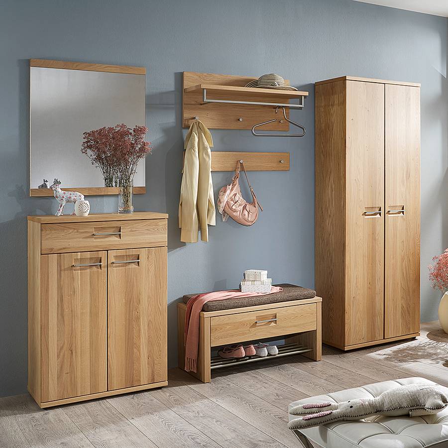 I Sauvage Partiellement Commode Chêne Redding Massif 2EWHI9YD