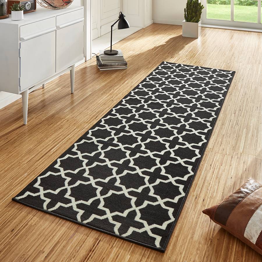 X Noir80 Cm De Glam 250 Tapis Couloir nXwPk80O