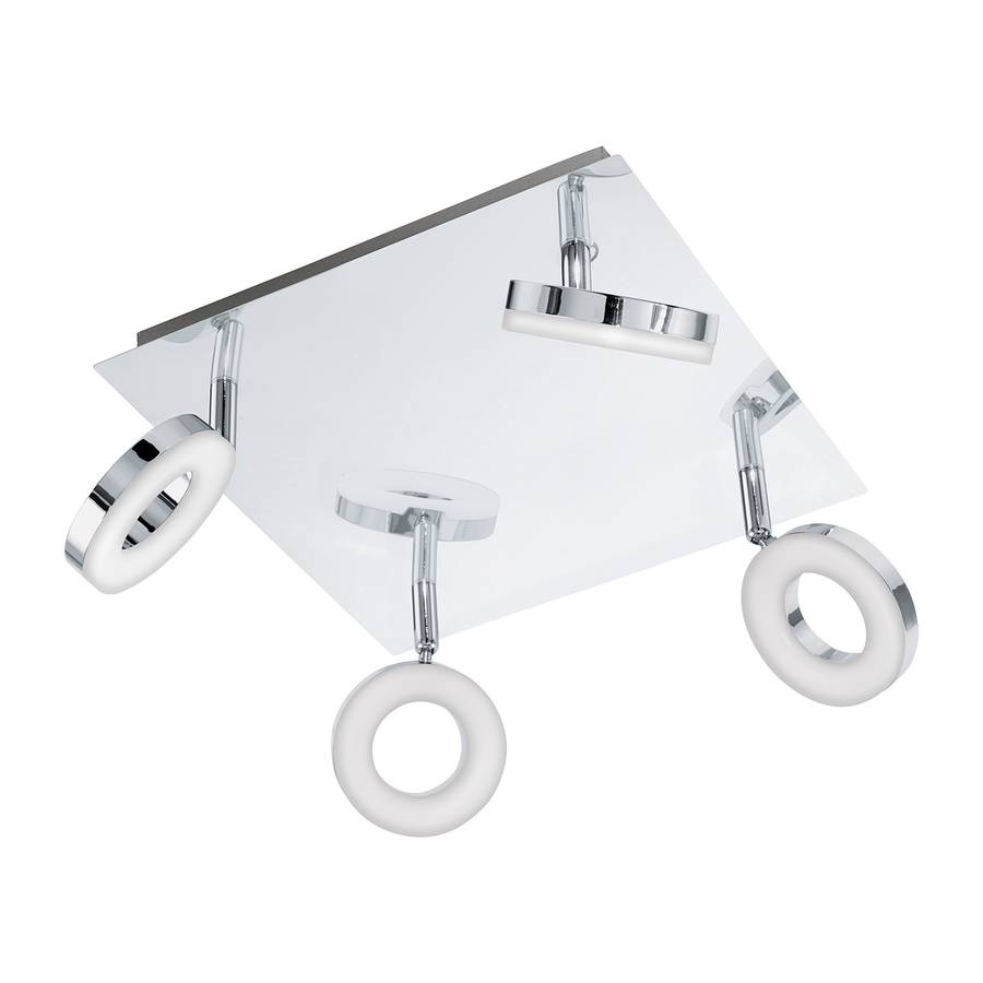 Gonaro Iii Led flammig KunststoffStahl4 deckenleuchte mNv0w8nO