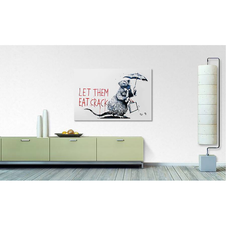 LeinwandBeigeSchwarz Banksy 16 Leinwandbild No 16 Leinwandbild No LeinwandBeigeSchwarz Leinwandbild Banksy 4j53ALR