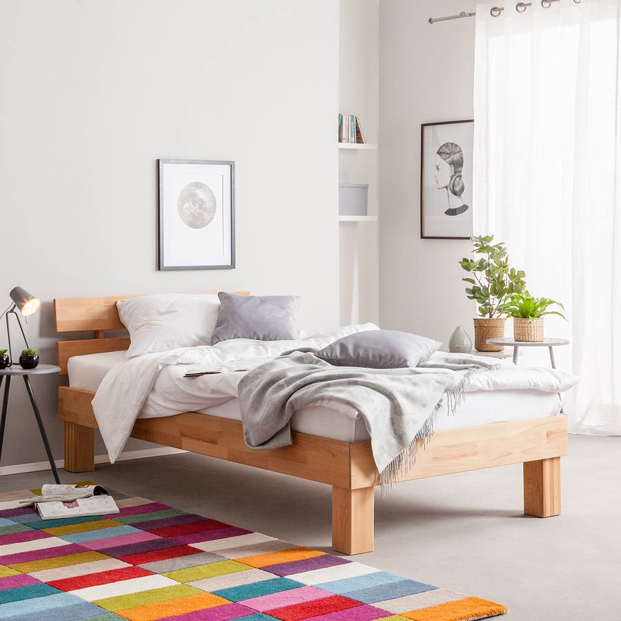 Massivholzbett Areswood 200cm X Kernbuche90 Mit Kopfteil RjLq543cAS