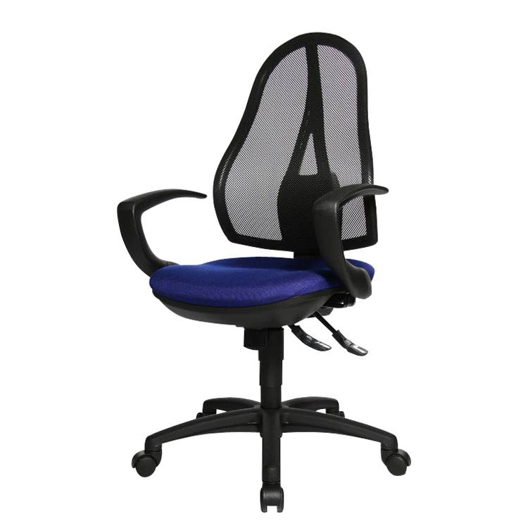 Point Sy Open KunstfaserMeshRoyalblau Drehstuhl Schwarz nOPw80k