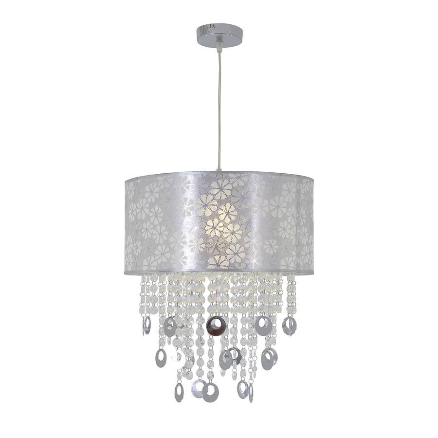 Näve 1 Pendelleuchte By Crystallo Stoff kunststoffWeiß flammig TJuFc35l1K