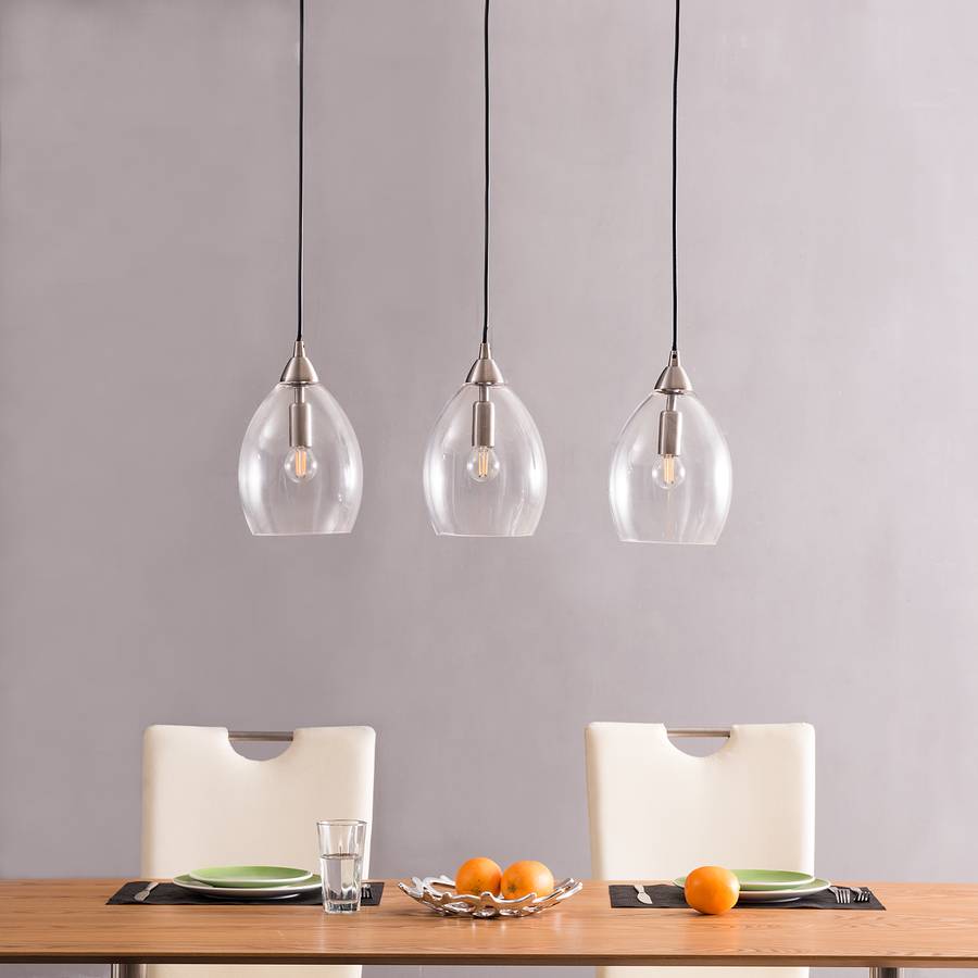Pendelleuchte Vess GlasEisen3 flammig Pendelleuchte Vess H2IEDW9
