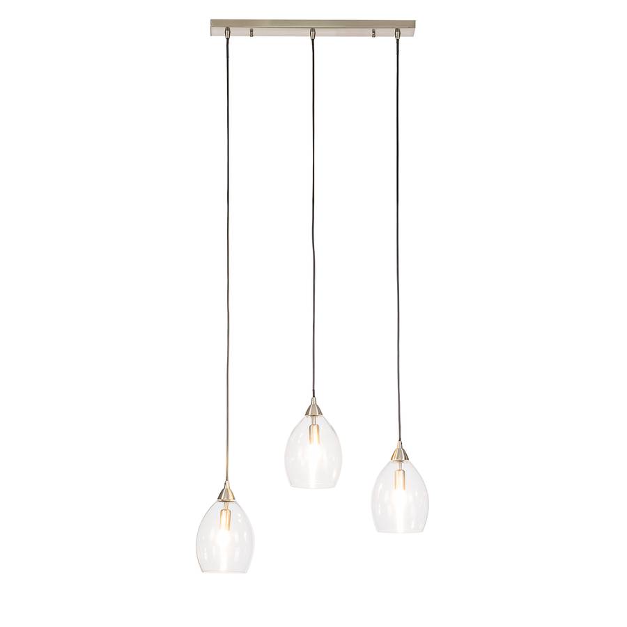 Pendelleuchte Vess GlasEisen3 flammig Pendelleuchte Vess H2IEDW9