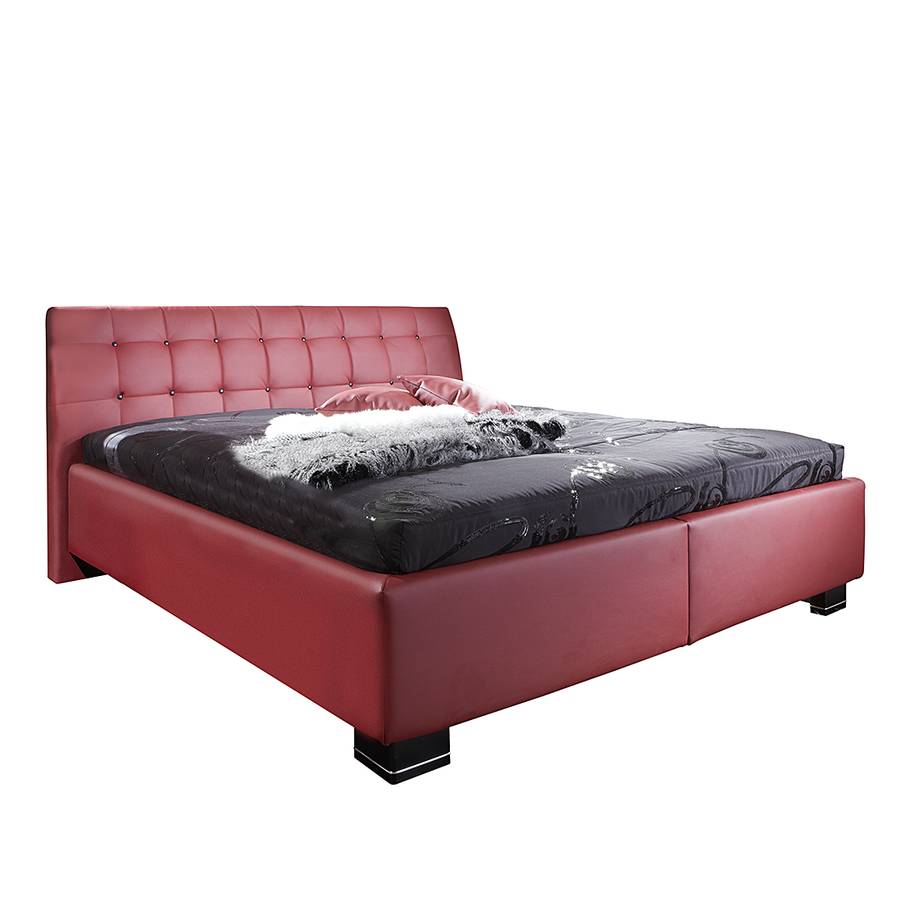 X Lit Matelas 200cmSans Aline Rembourré 140 Bordeaux y0wnm8OPvN