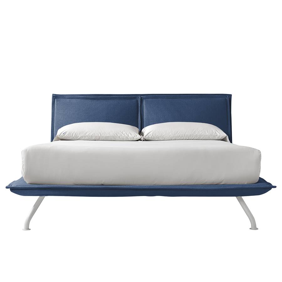 X Arling Dunkelblau140 200cm Polsterbett PiuOkXZ