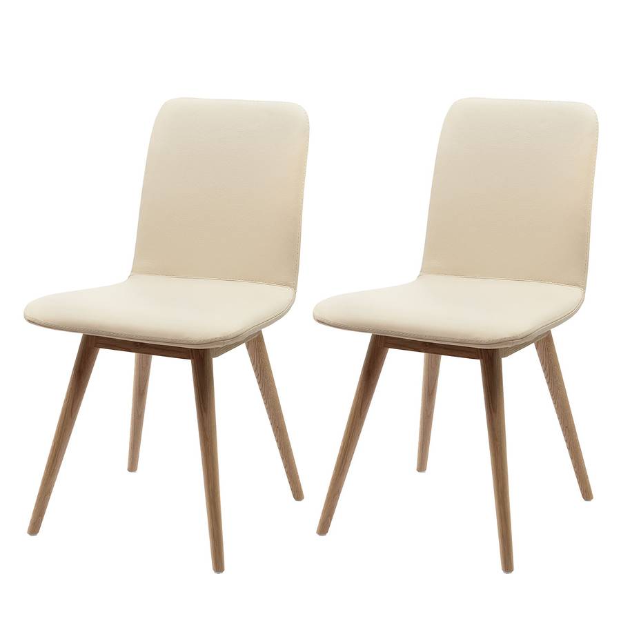 Localot Chaises Rembourrées De TupiCrème 2Cuir srCtQhd