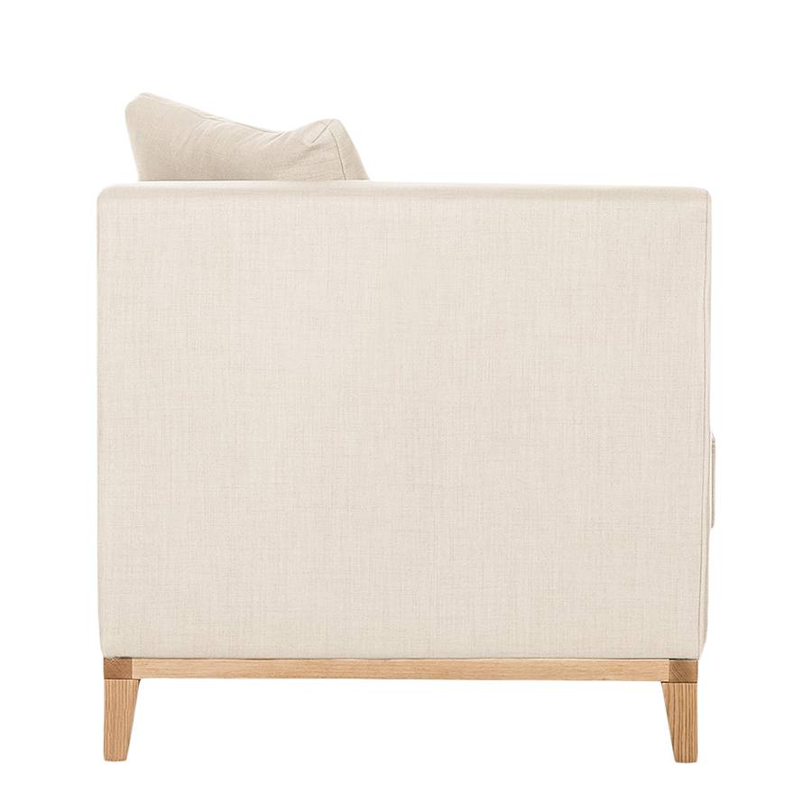 Méridienne Blomma À Accoudoir FaceStructureCouleur VeloursBeige nbsp;gauchevue Chêne De T13luKJF5c