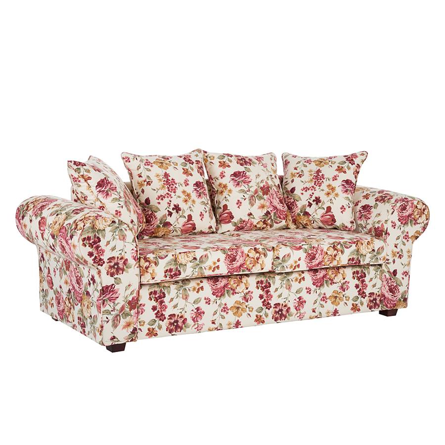 À Canapé Colmar3 PlacesTissuMotif Canapé FleursBeige wk80OnP