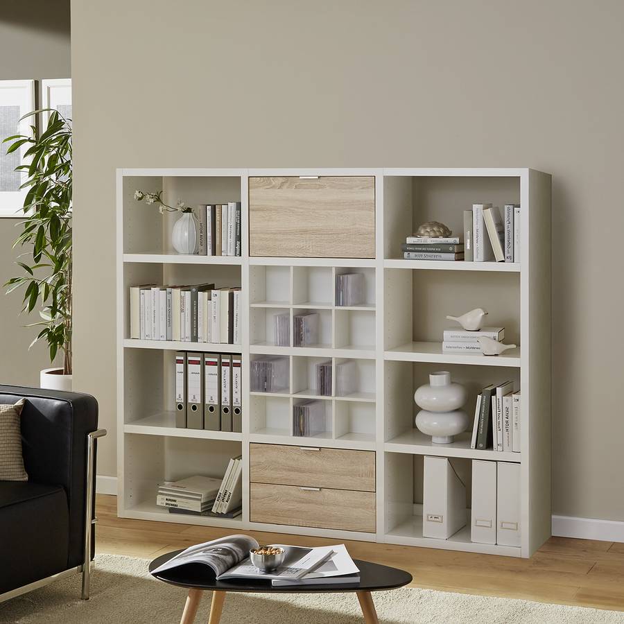 Regal Concept Natur Concept CremeweißEiche V Regal V CremeweißEiche j5RcLq43AS