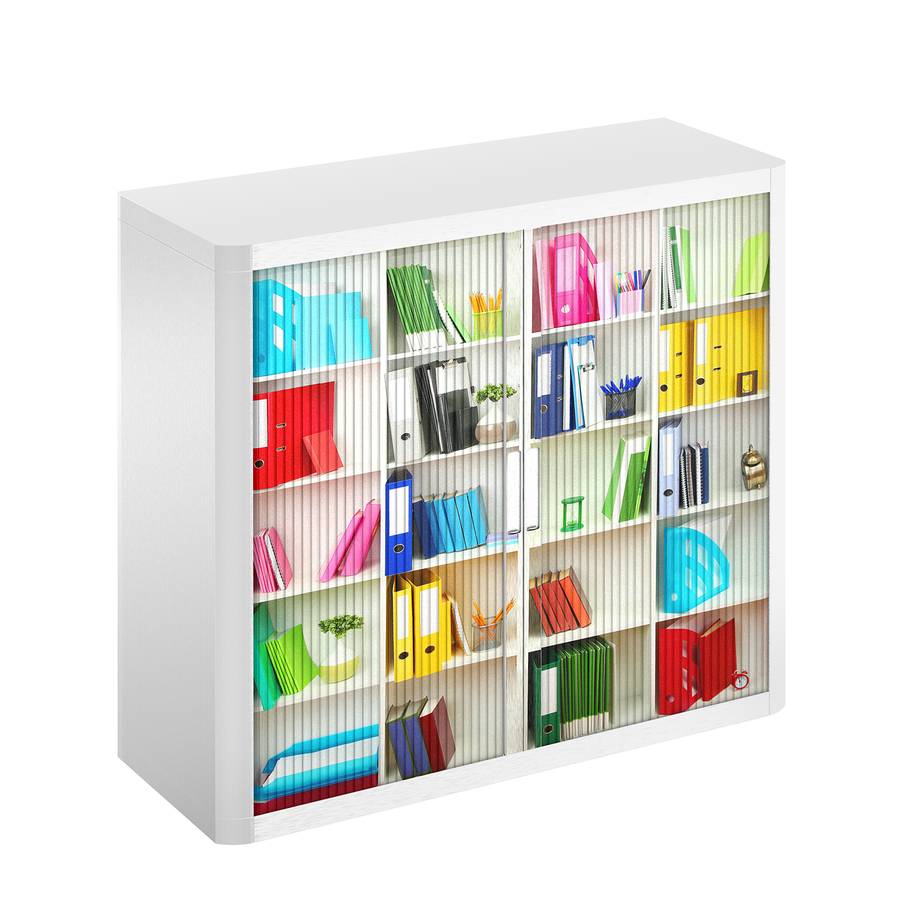 Bureaux Ii Rollladenschrank Rollladenschrank Easyoffice Mehrfarbig hCtQsrd