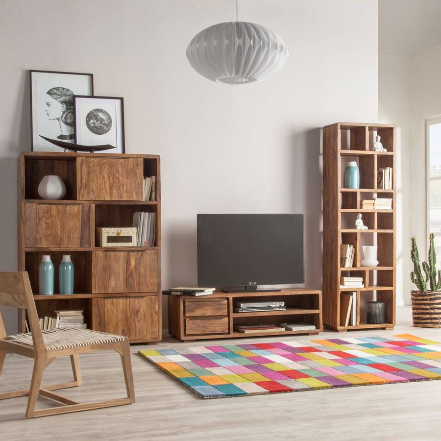 Sheesham Trangle Tv Meuble Trangle Trangle Tv Tv Meuble Massif Massif Meuble Sheesham rBCedxo