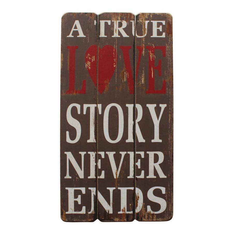True Grau Schild Story Schild Love fb6vIY7gy