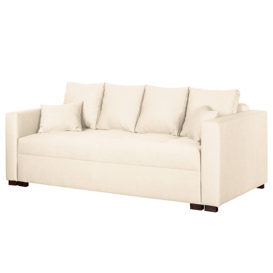 Cruz Bela Schlafsofa Hellbeige Strukturstoff TclFJ1K