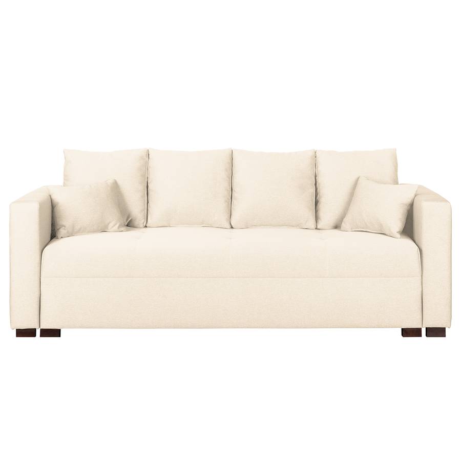 Cruz Bela Schlafsofa Hellbeige Strukturstoff TclFJ1K