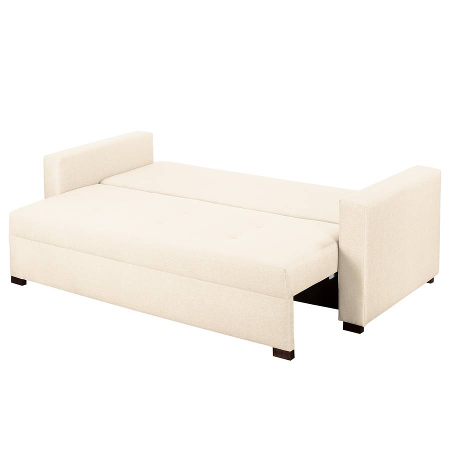 Cruz Bela Schlafsofa Hellbeige Strukturstoff TclFJ1K