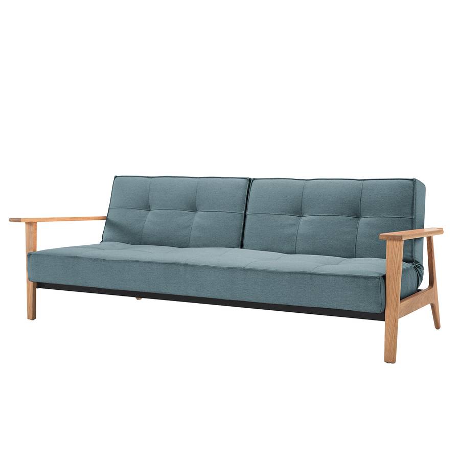 Frej I Mixed Splitback DanceLight Webstoff Stoff Blue Schlafsofa D9HW2IE