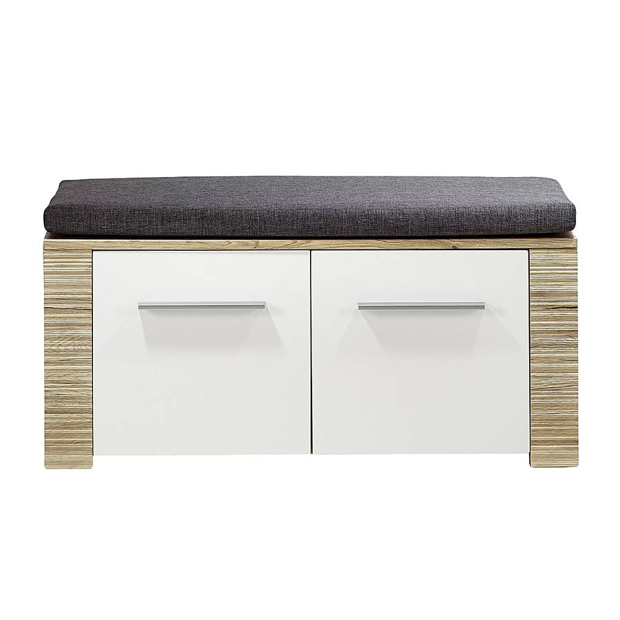 Weiß Rowdy Schuhbank Sanremo Dekor Eiche hochglanz A43jLcR5q