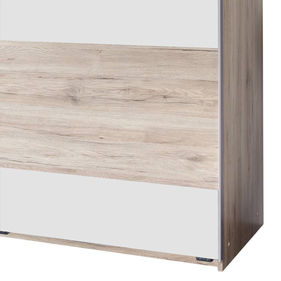 Sanremo Dekor135 Tyrawley I Cm türig Schwebetürenschrank AlpinweißEiche 2 CBodxer