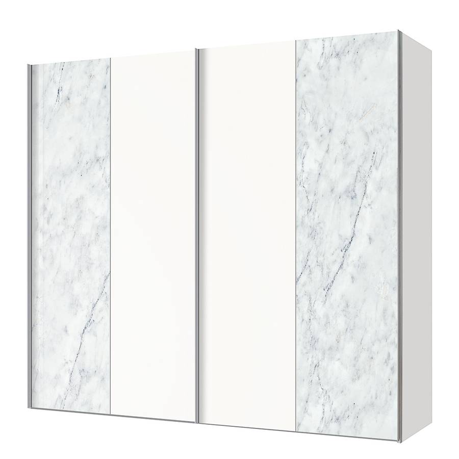 Polaire200 MarbreBlanc À Imitation Cando Cm Armoire Coulissantes 2 Portes l1JuK3FTc