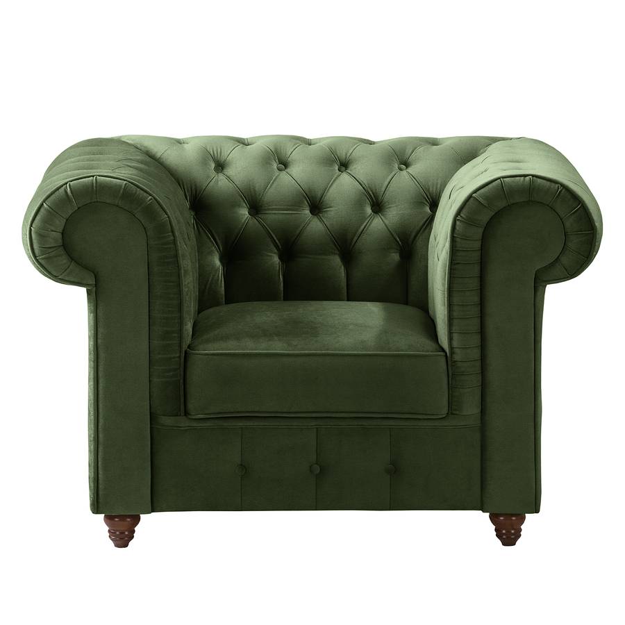 Chesterfield Fauteuil Pintano Vieilli Chesterfield Vert Fauteuil R3AL45j
